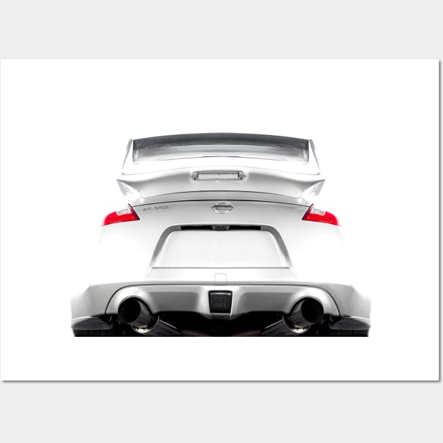 Nissan 370Z - High Key Wall Art by mal_photography